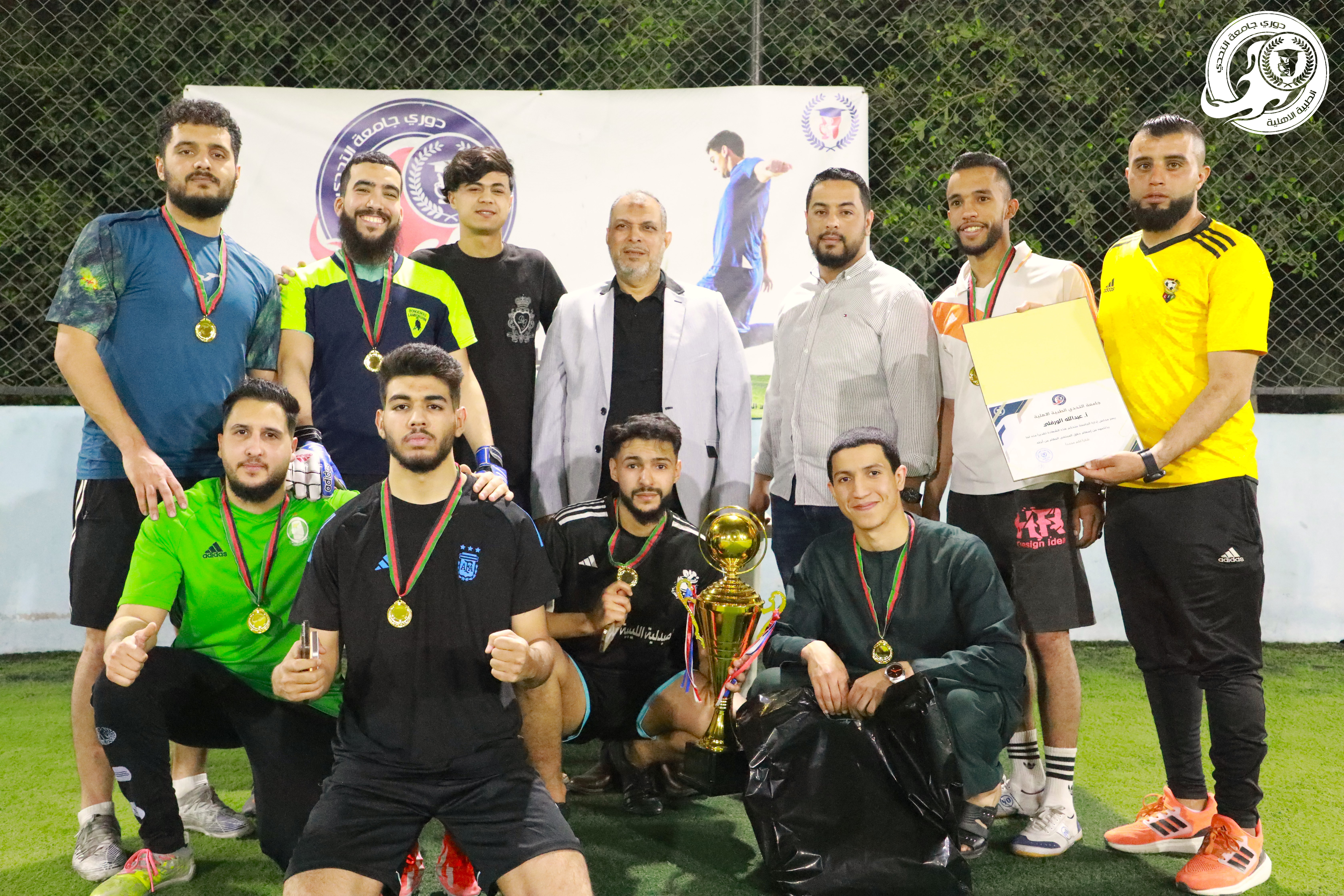 فوز فريق سنة رابعة بدوري جامعة التحدي الطبية الاهلية بنسخته الرابعة